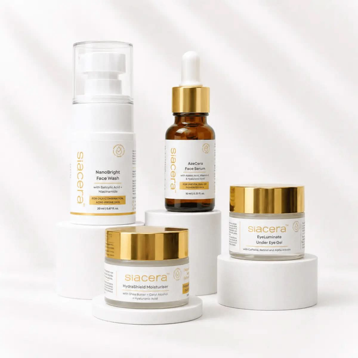 Siacera Complete Skincare Kit - Full daily skincare routine