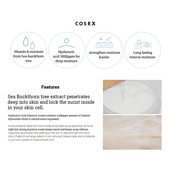 Cosrx Hyaluronic Hydra Intensive Cream 100ml