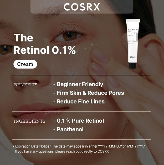 COSRX Retinol 0.1% Cream 20ml / 0.67 fl. oz.