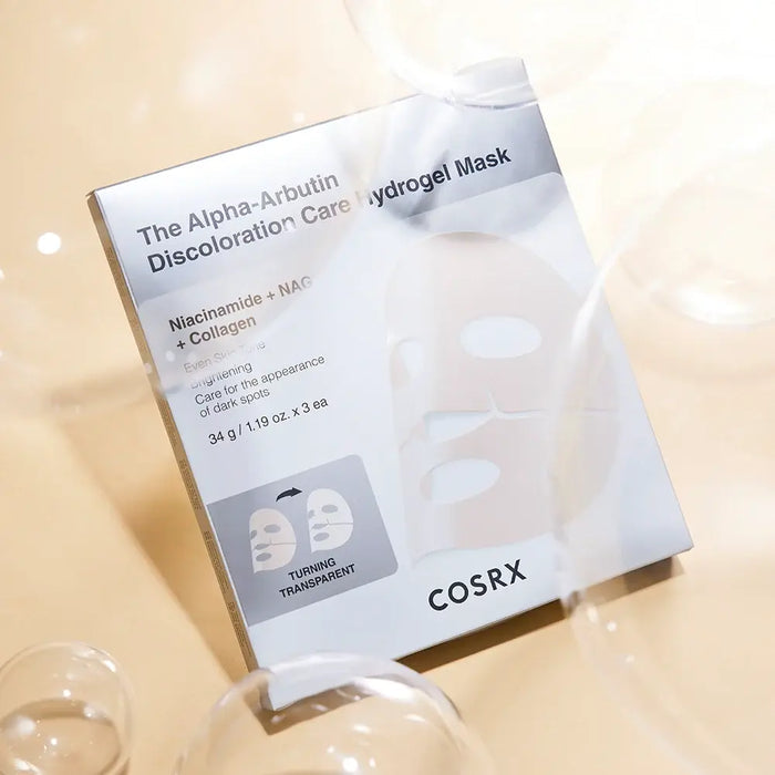 COSRX The Alpha Arbutin Discoloration Care Hydrogel Mask