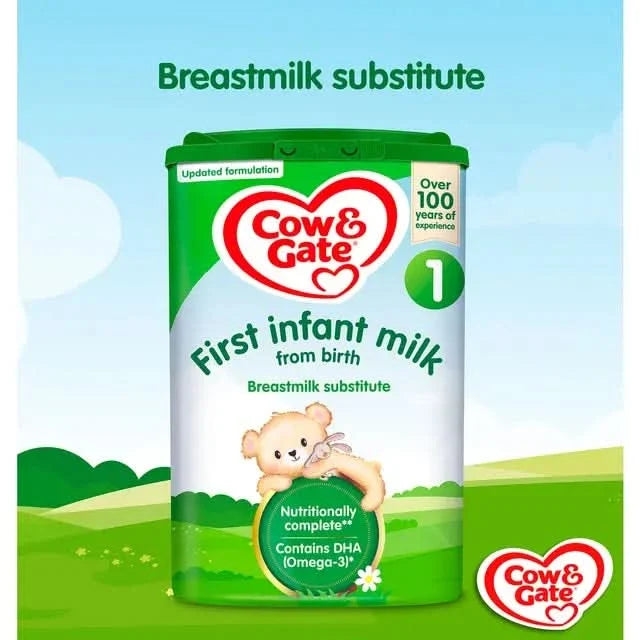Cow & Gate 1 First Baby Milk Formula From Birth 800g x3