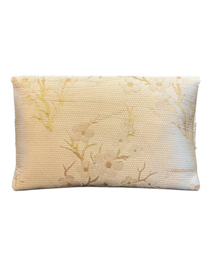 Cream - Handloom Brocade Clutch Bag / Handbag -Bollywood / Weddings - JS16b 06A26
