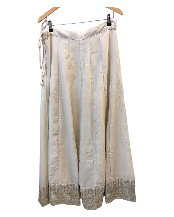 Cream - Ready Made Lehenga Set - Size 12 - 38"(Loosen up to 14) ) UK Stock - 24h Dispatch - KTC241207  TP 1224