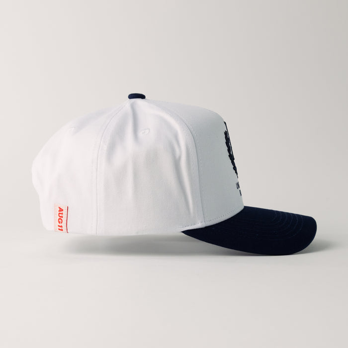 Crest Snapback (Navy/Stark White)