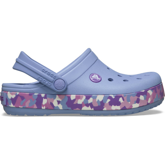 Crocband Glow Confetti BandCgK - Blue Haze/Multi
