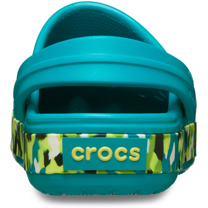 Crocband Glow Confetti BandCgK - Turbo Teal/Multi