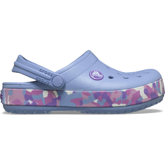 Crocband Glow Confetti BandCgT - Blue Haze/Multi