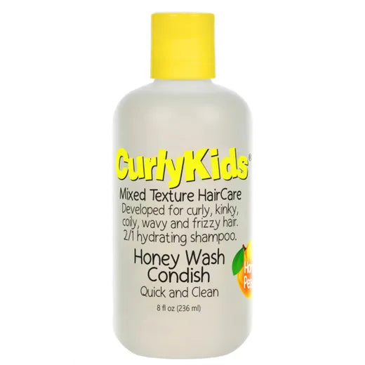 CurlyKids Honey Wash Condish 2/1 Hydrating Shampoo 236ml