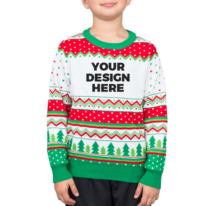 Custom Youth Ugly Christmas Sweater