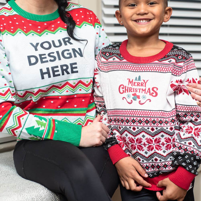 Custom Youth Ugly Christmas Sweater