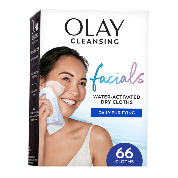 Daily Facials | Cleansing Cloths | Deeply Purifying Clean, 66 Ct