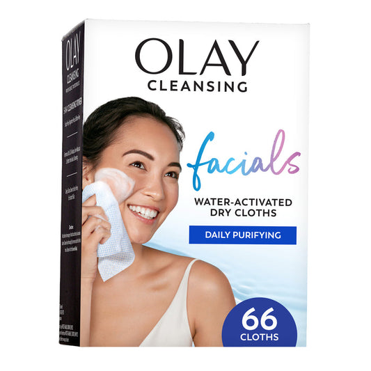 Daily Facials | Cleansing Cloths | Deeply Purifying Clean, 66 Ct
