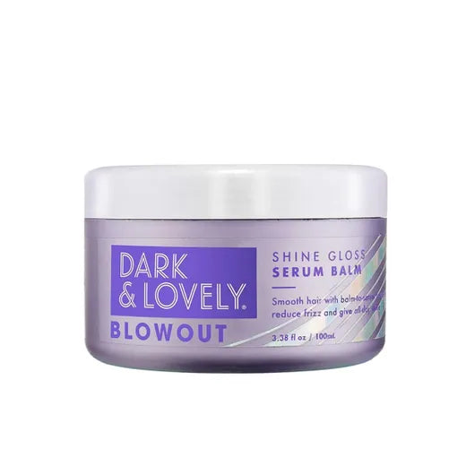 Dark & Lovely Blowout Shine Gloss Styling Serum Balm 100ml