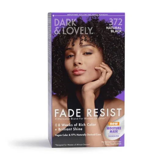 Dark & Lovely Fade Resist Hair Color - 372 Natural Black