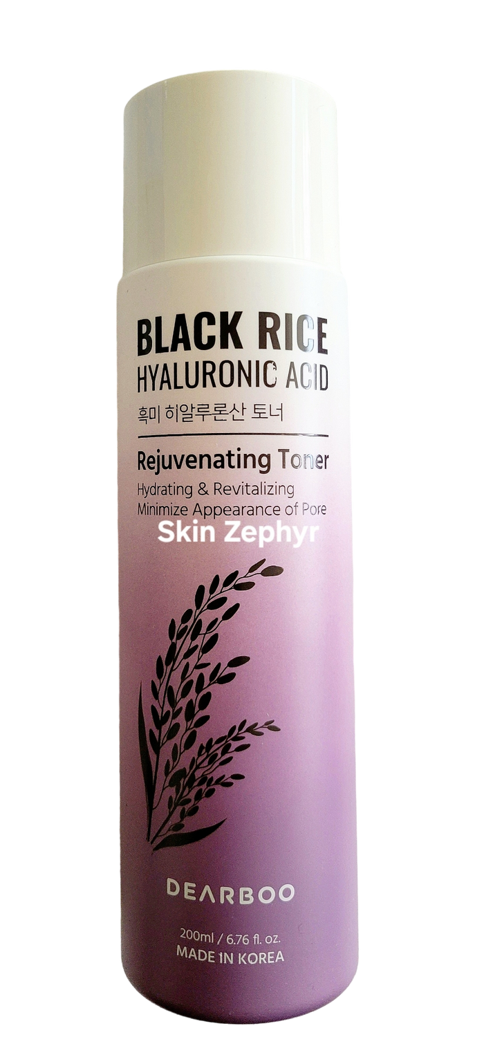 Dearboo Black Rice Hyaluronic Acid Rejuvenating Toner