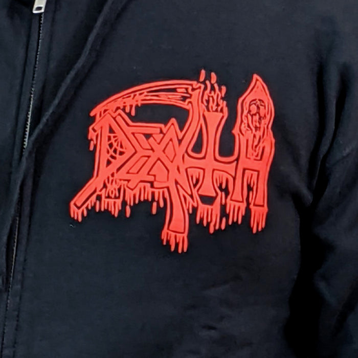 DEATH (Scream Bloody Gore) Men's Zip-Up Hoodie