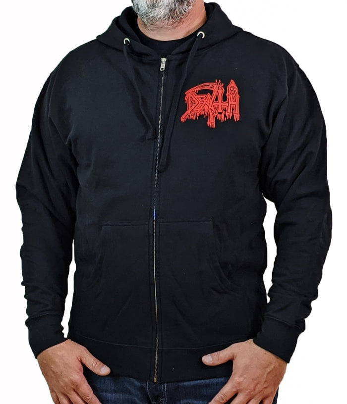 DEATH (Spiritual Healing) Men's Zip-Up Hoodie
