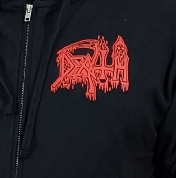 DEATH (Spiritual Healing) Men's Zip-Up Hoodie
