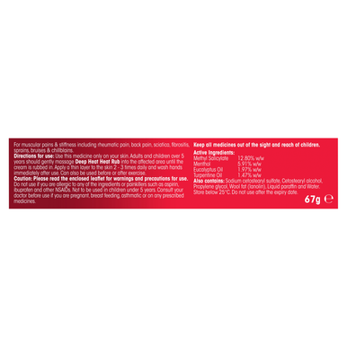 Deep Heat Rub 67g
