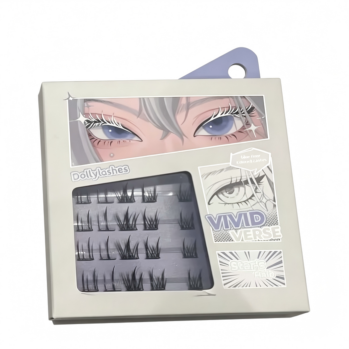 Dollylashes Vivid Verse Glue Free Colored Lashes