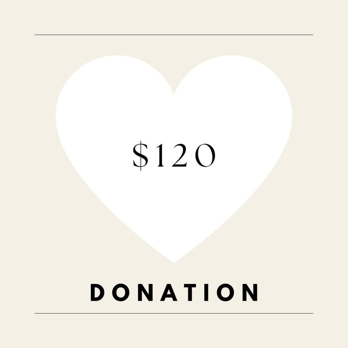 DONATION $120