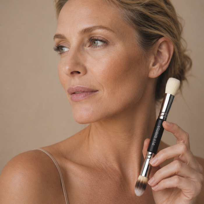 Double Ended Vegan Foundation Brush