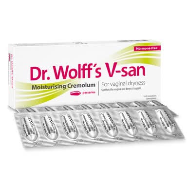 Dr Wolff's V-san MoistCream Cremolum Pessary