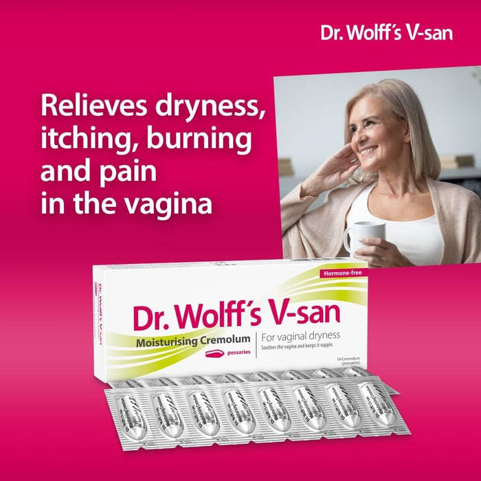 Dr Wolff's V-san MoistCream Cremolum Pessary