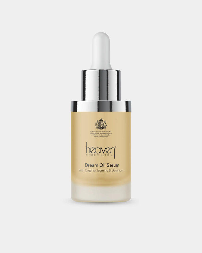 Heaven Dream Oil Serum bottle on a white background
