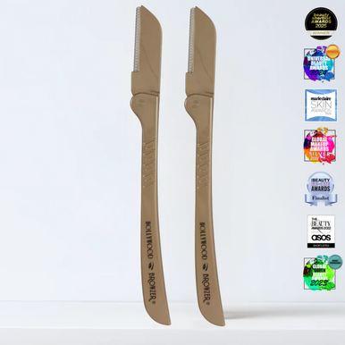 Duo Hollywood Browzer Dermaplaner Pack of 2- Gold