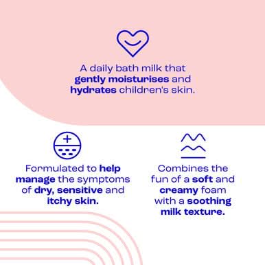 E45 Junior Foaming Bath Milk 500ml