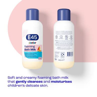 E45 Junior Foaming Bath Milk 500ml