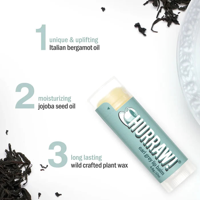Hurraw! | Earl Grey Lip Balm