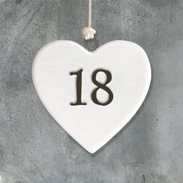 East of India East of India Porcelain Heart - Age 18