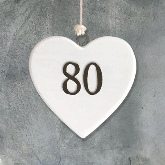 East of India East of India Porcelain Heart - Age 80