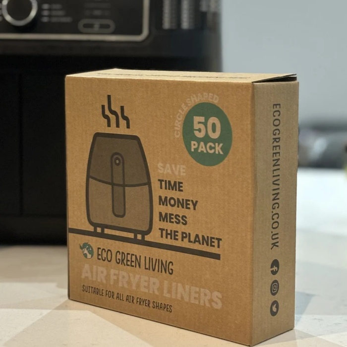 Eco Green Living Compostable Air Fryer Liners 19cm 50 Liners
