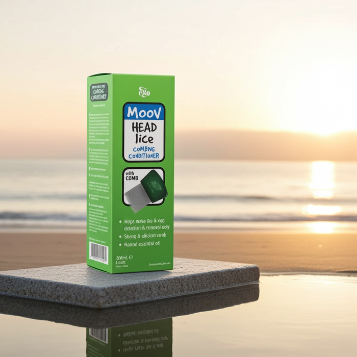 Ego Moov Head Lice Combing Conditioner with Comb 200ml Ego QV