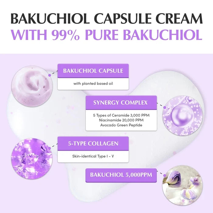 Eqqualberry Bakuchiol Plumping Capsule Cream 50ml