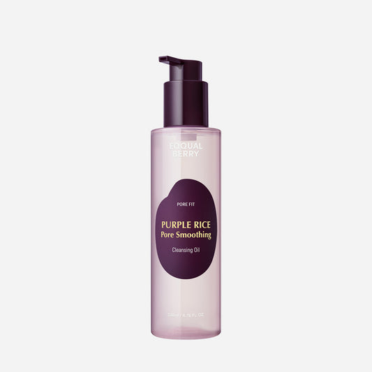EQQUALBERRY Purple Rice Pore Smoothing Cleansing Oil pore smoothing cleansing oil for makeup removal