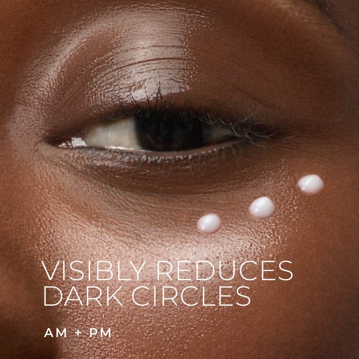 Visibly reduces dark circles am + pm