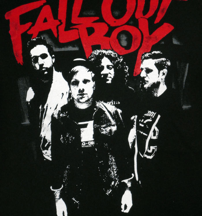 FALL OUT BOY (Punk Scratch Photo) Men's T-Shirt