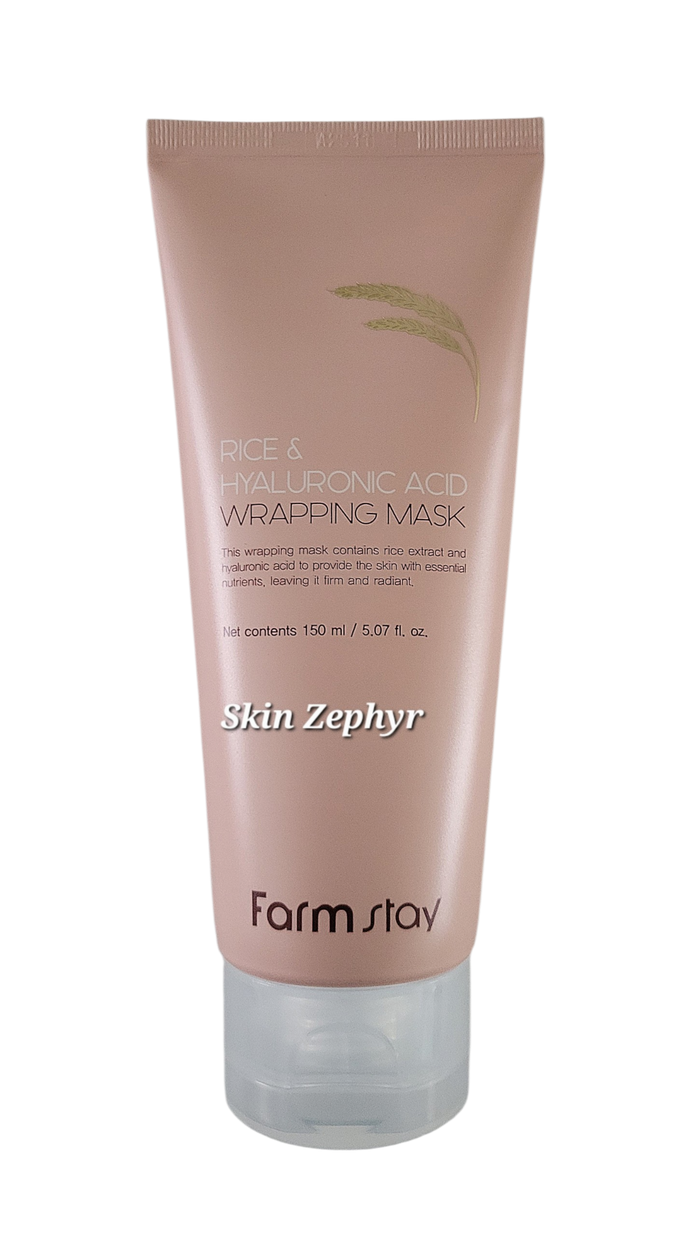 Farmstay Rice & Hyaluronic Acid Real Wrapping Face Mask