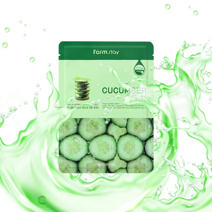 Farmstay Visible Difference Mask Sheet Cucumber