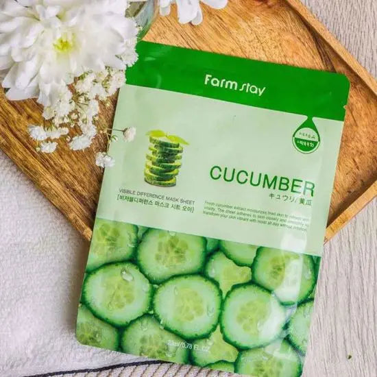 Farmstay Visible Difference Mask Sheet Cucumber