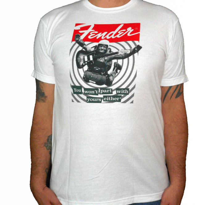 FENDER GUITARS (You Won't Part With Yours) Men's T-Shirt