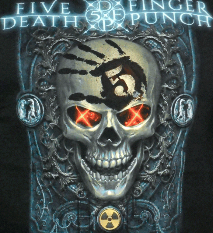 FIVE FINGER DEATH PUNCH (Iron Skull) Men's T-Shirt