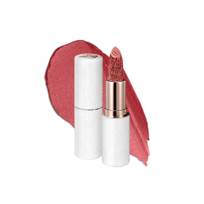 Florasis Floral Dewy In-Porcelain Lipstick - M304 Peach Petals - 200 gms