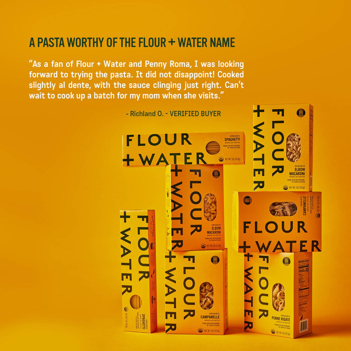 Flour + Water Foods - Organic Elbow Macaroni