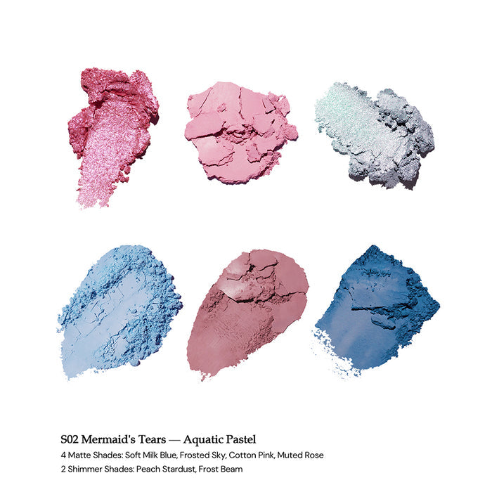 Flower Knows Shell'S Jewel Collection 6-Color Eyeshadow Palette