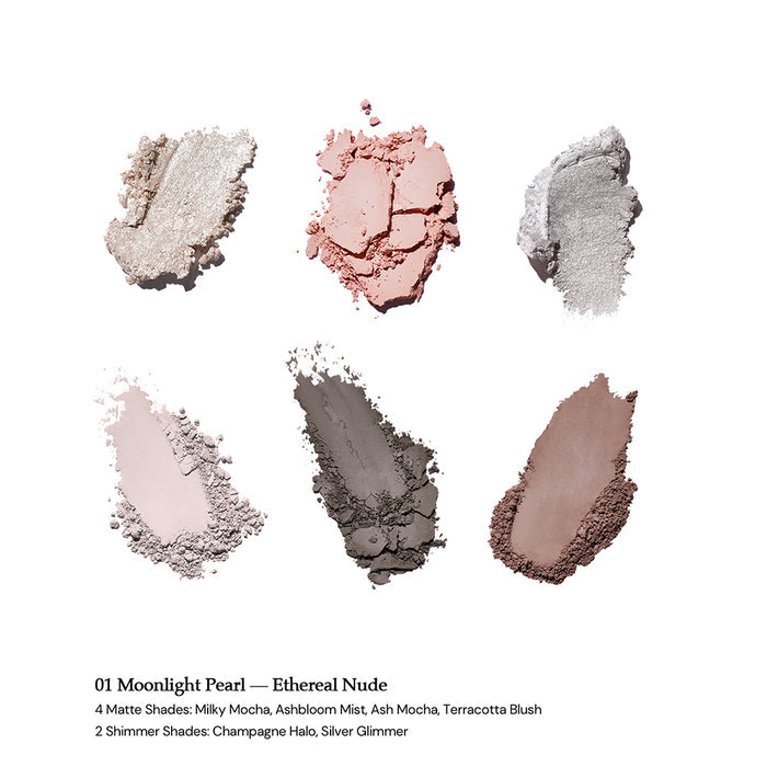 Flower Knows Shell'S Jewel Collection 6-Color Eyeshadow Palette
